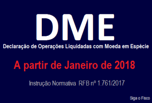 Receita Federal cria a DME